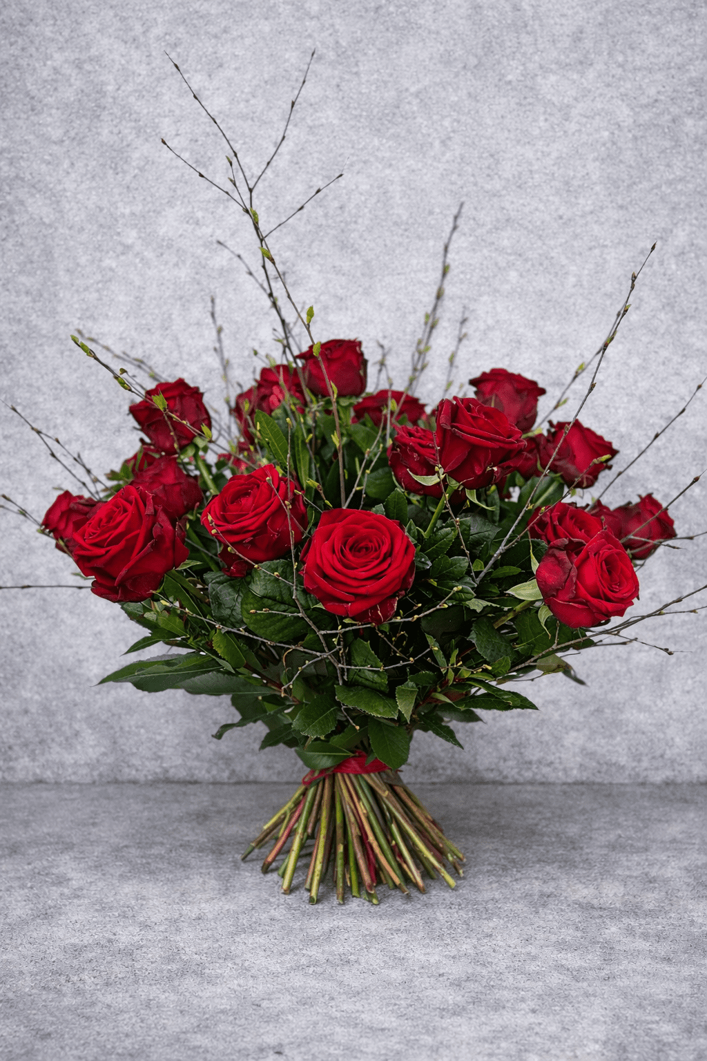 Klasyczny bukiet czerwonych róż -Luboń